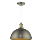 Governor Pendant Light Antique Chrome Antique Brass dar lighting